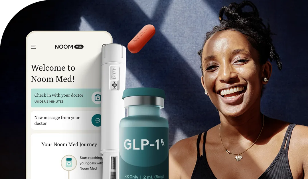 Noom Med medication and app visual