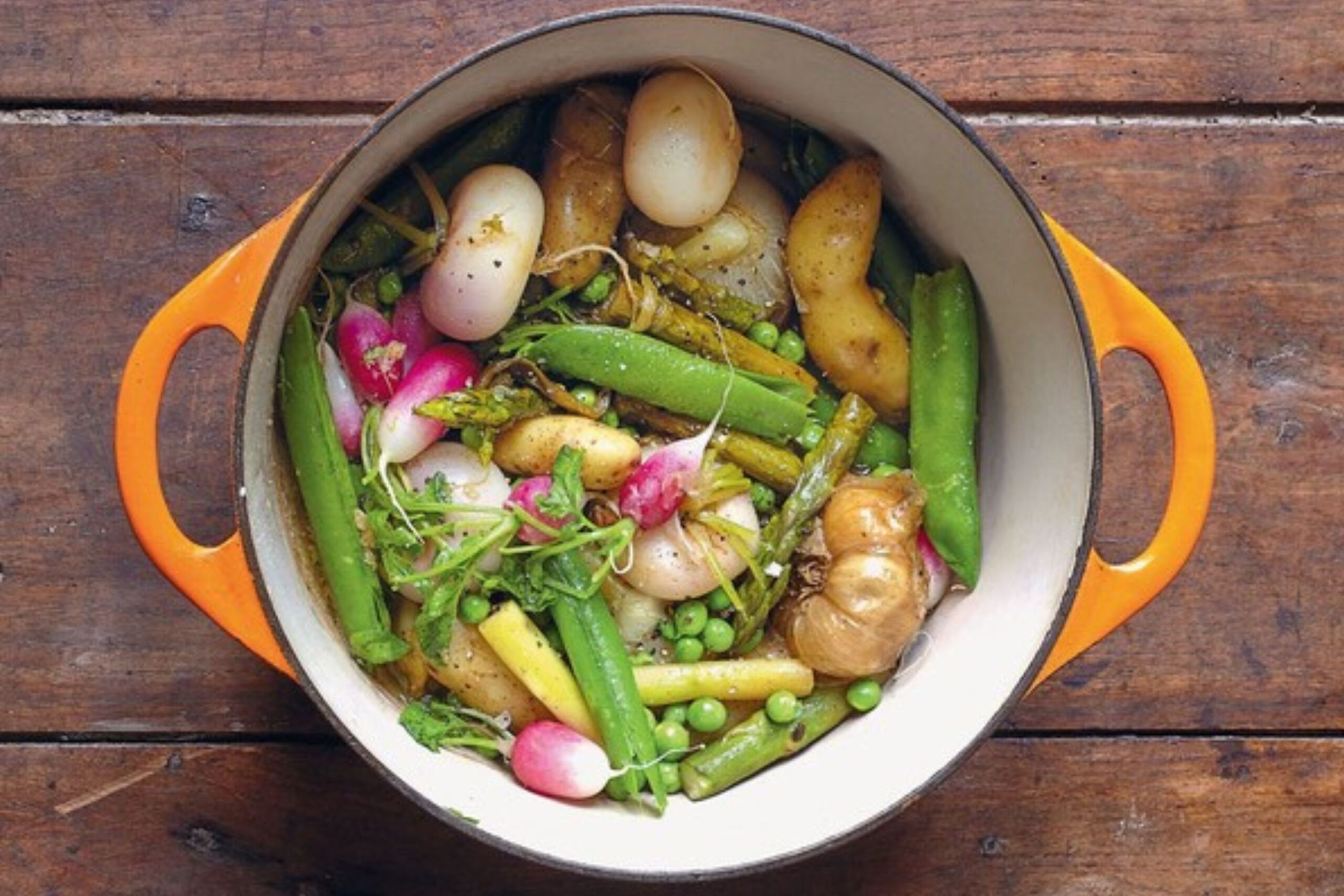 Spring vegetable stew: An easy one-pan spring dinner